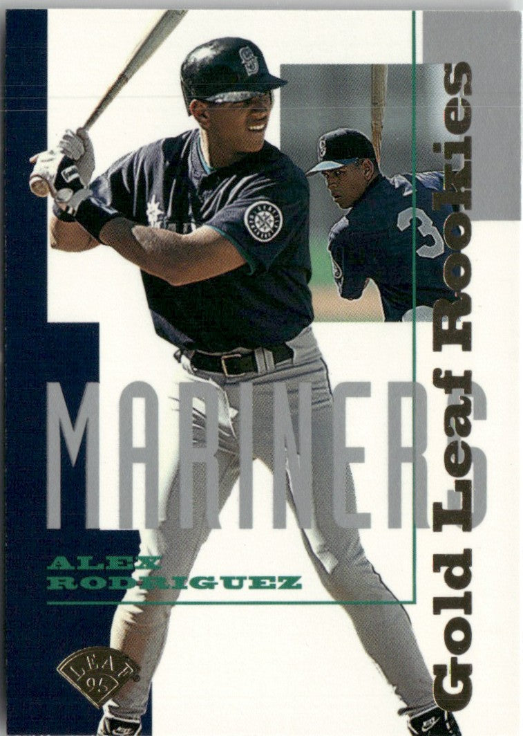 Alex Rodriguez 1995 Leaf Gold Rookies #1 Seattle Mariners