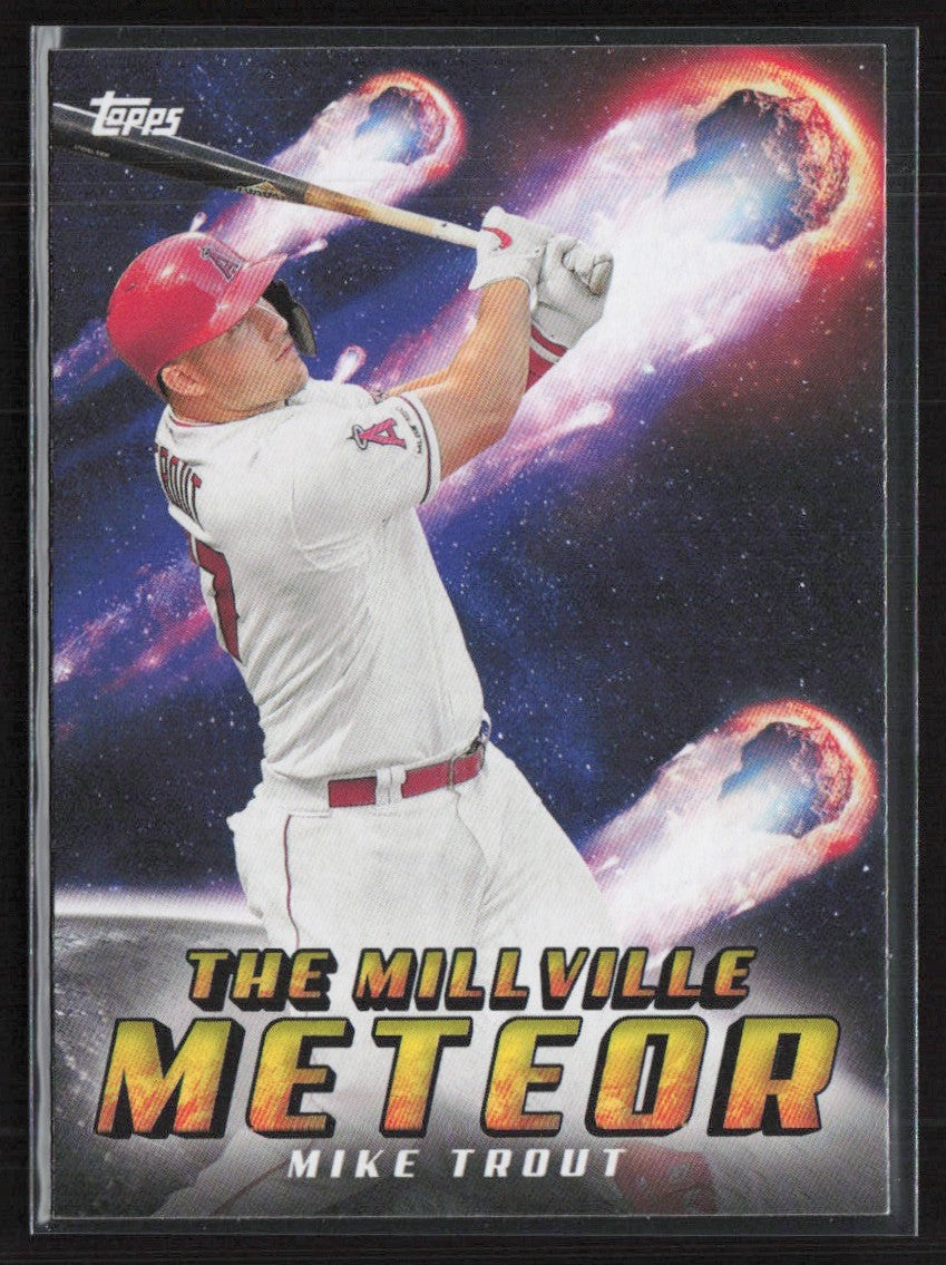 Mike Trout 2020 Topps Archives Nickname Poster #303 Los Angeles Angels