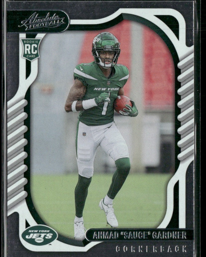 Ahmad Sauce Gardner 2022 Panini Absolute RC #128 New York Jets