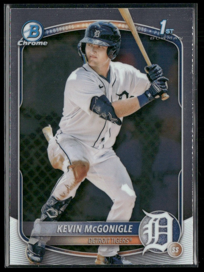 Kevin McGonigle 2025 Bowman Chrome 1st #BCP-79 Detroit Tigers