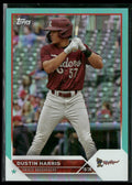 Dustin Harris 2023 Topps Pro Debut Aqua /75 #PD-194 Frisco RoughRiders