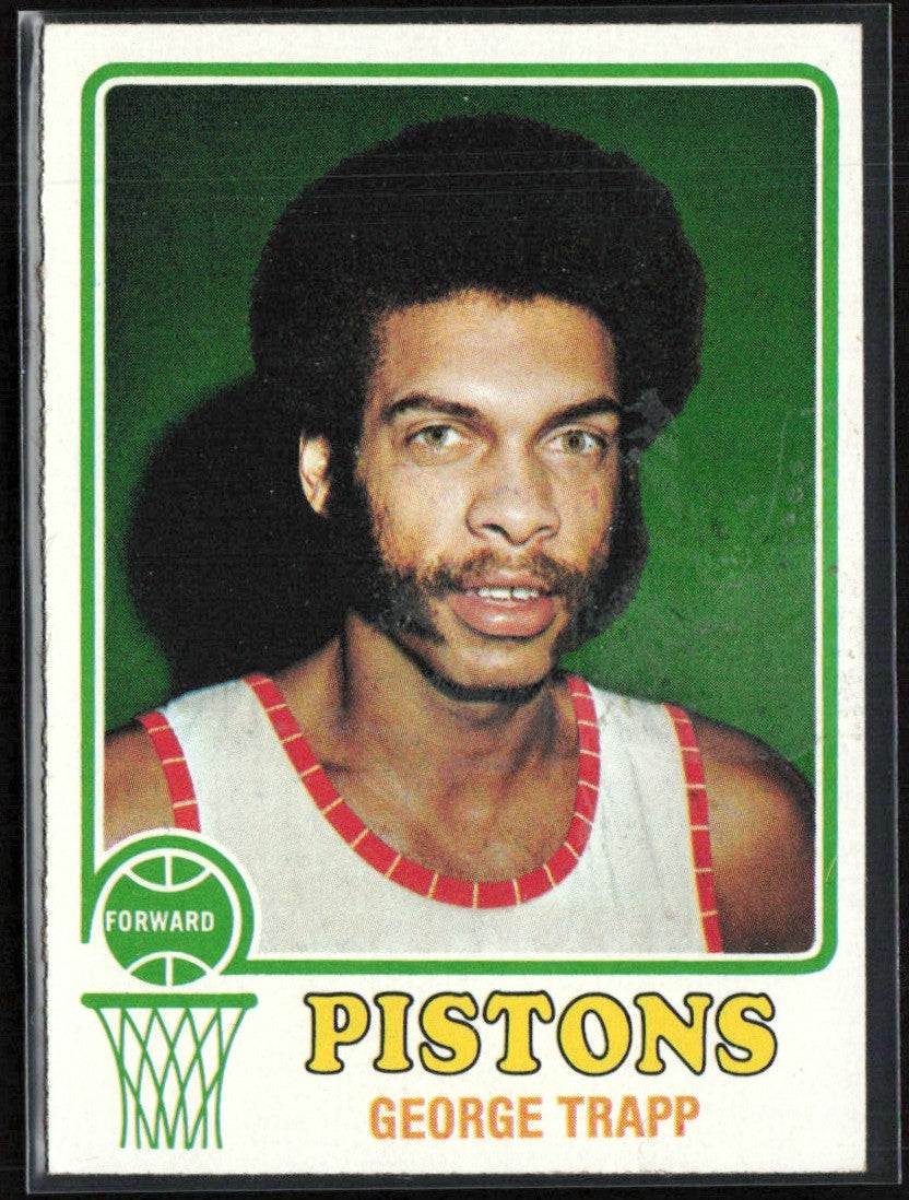 George Trapp 1973 Topps #22 Detroit Pistons
