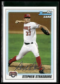 Stephen Strasburg 2010 Bowman 1st #BP1 Washington Nationals