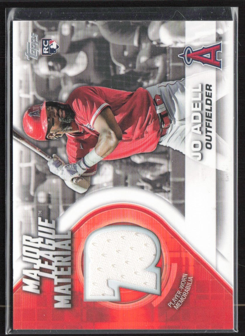 Jo Adell 2021 Topps Major League Material RC Jersey #MLM-JA Los Angeles Angels