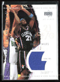 Darius Miles 2003 UD Glass Game Gear Upper Deck Jersey #GG-DM
