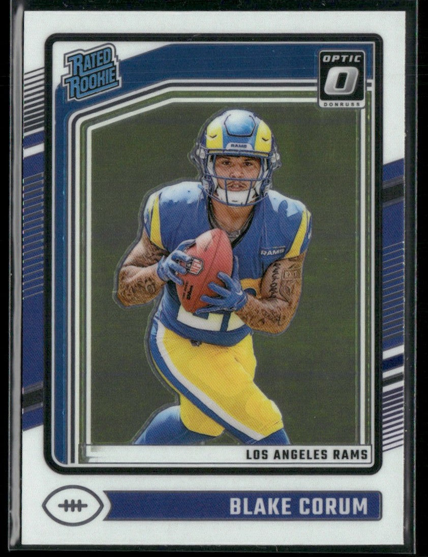 Blake Corum 2024 Donruss Optic RC #208 Los Angeles Rams