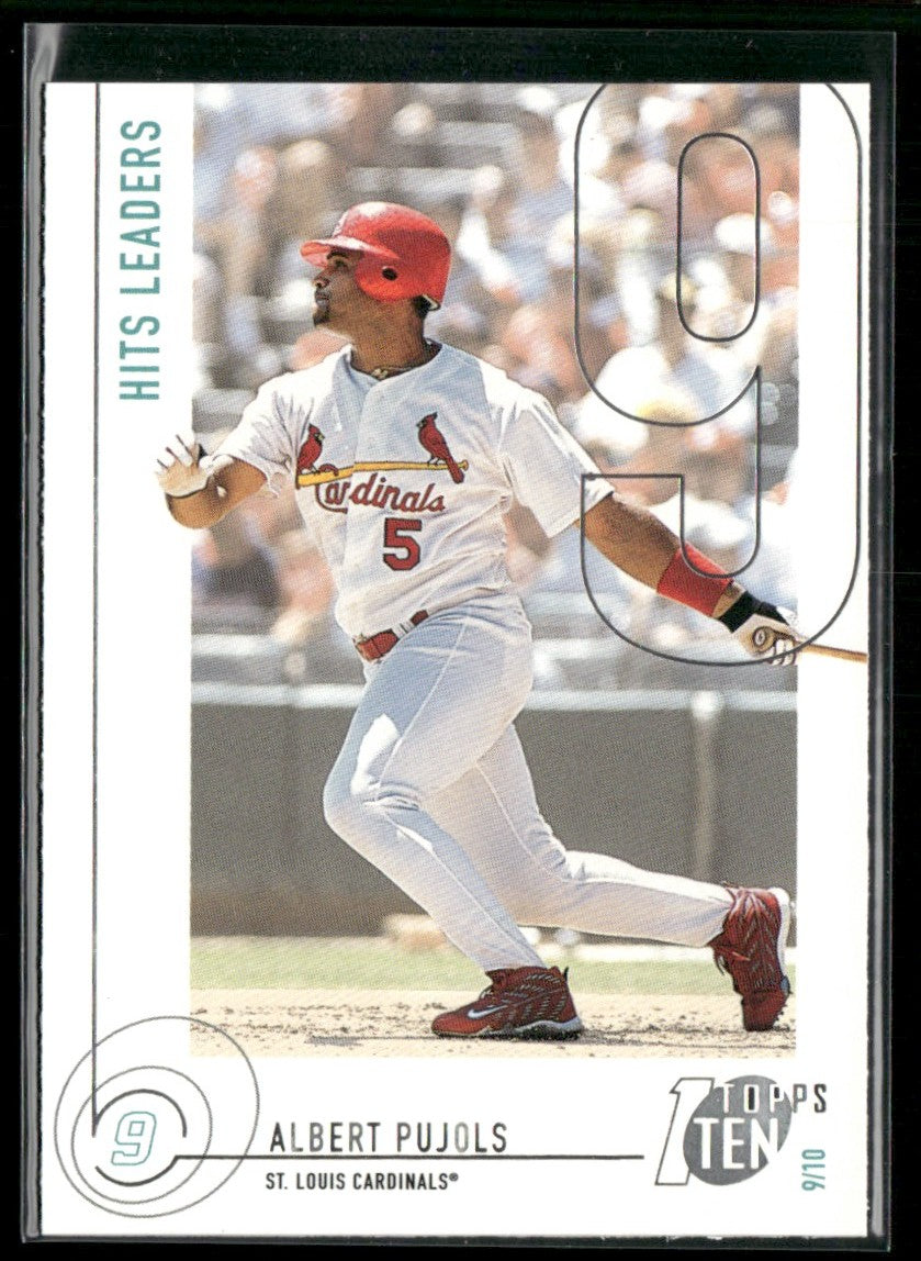 Albert Pujols 2002 Topps Ten #10 St. Louis Cardinals