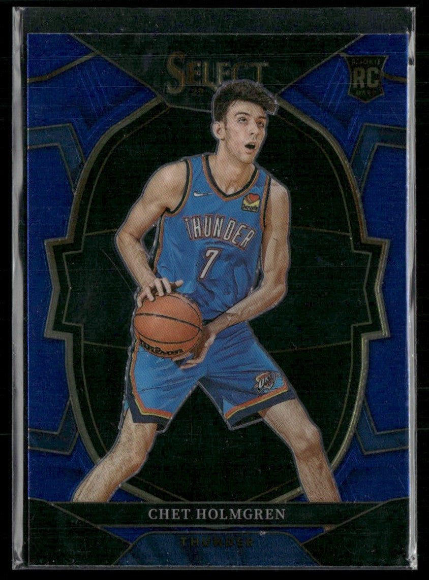 Chet Holmgren 2022 Panini Select Concourse RC #83 Oklahoma City Thunder