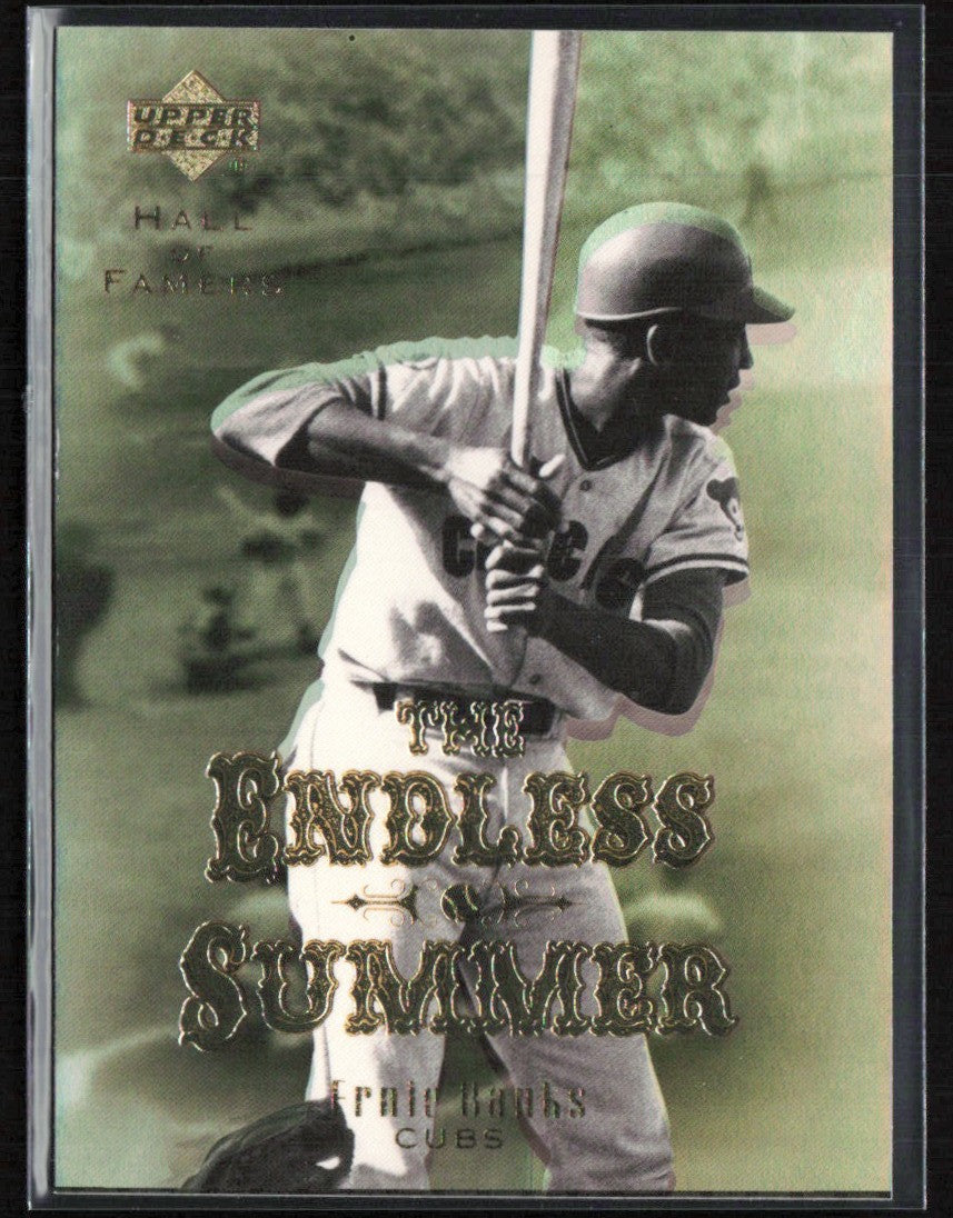 Ernie Banks 2001 Upper Deck Hall of Famers Endless Summer #ES7 Chicago Cubs