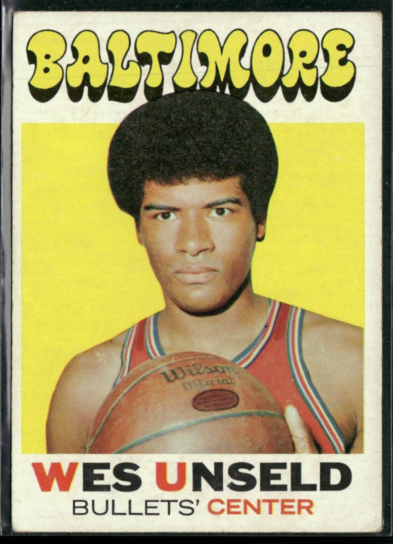 Wes Unseld 1971 Topps #95 Baltimore Bullets