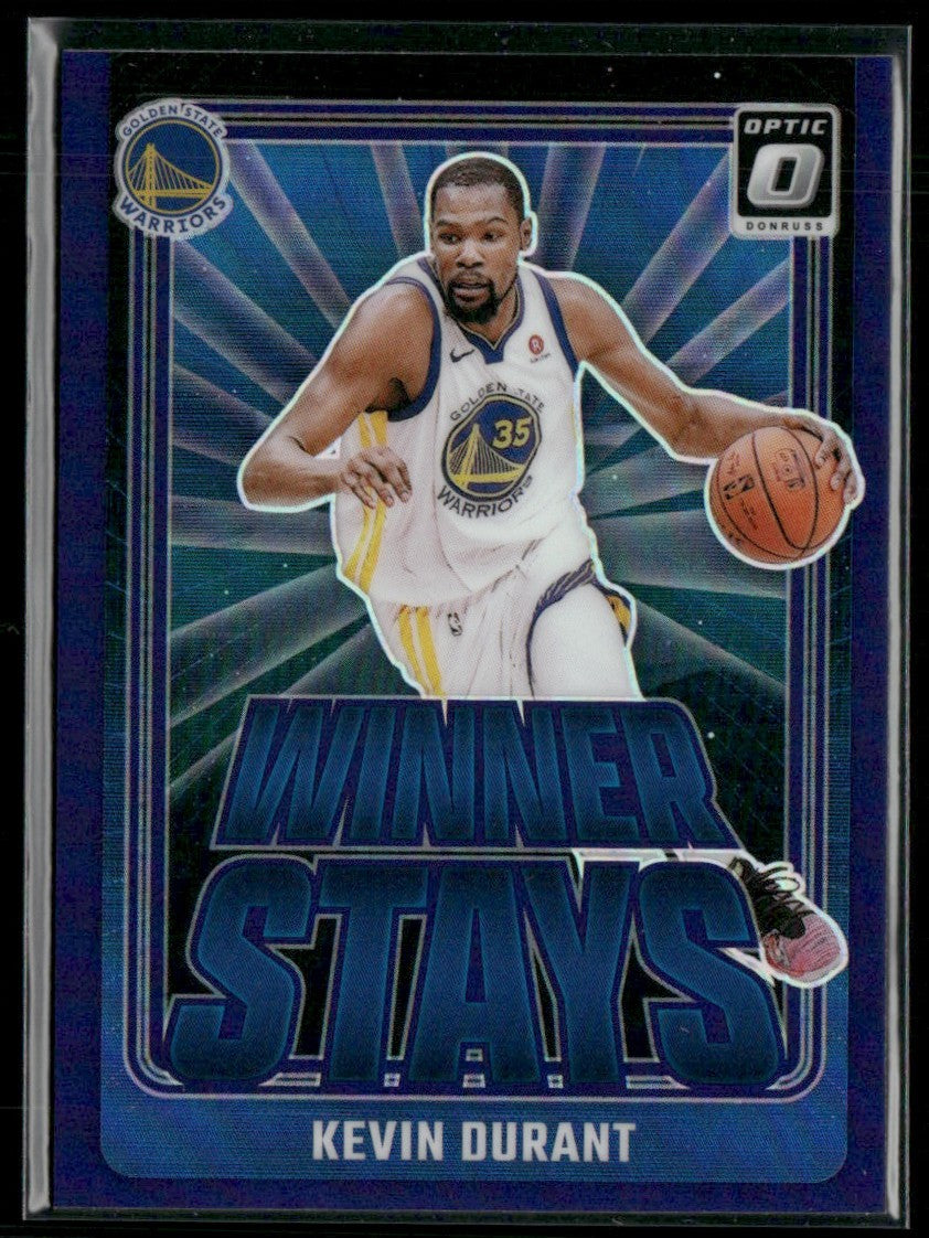 Kevin Durant 2024 Donruss Optic Winner Stays Purple Prizm #5