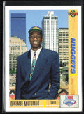 Dikembe Mutombo 1991 Upper Deck RC #3 Denver Nuggets