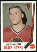 Gilles Marotte 1969 Topps #68 Chicago Blackhawks