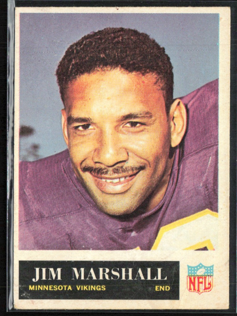 Jim Marshall 1965 Philadelphia RC #107 Minnesota Vikings