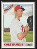 Cole Hamels 2015 Topps Heritage SP #490 Philadelphia Phillies