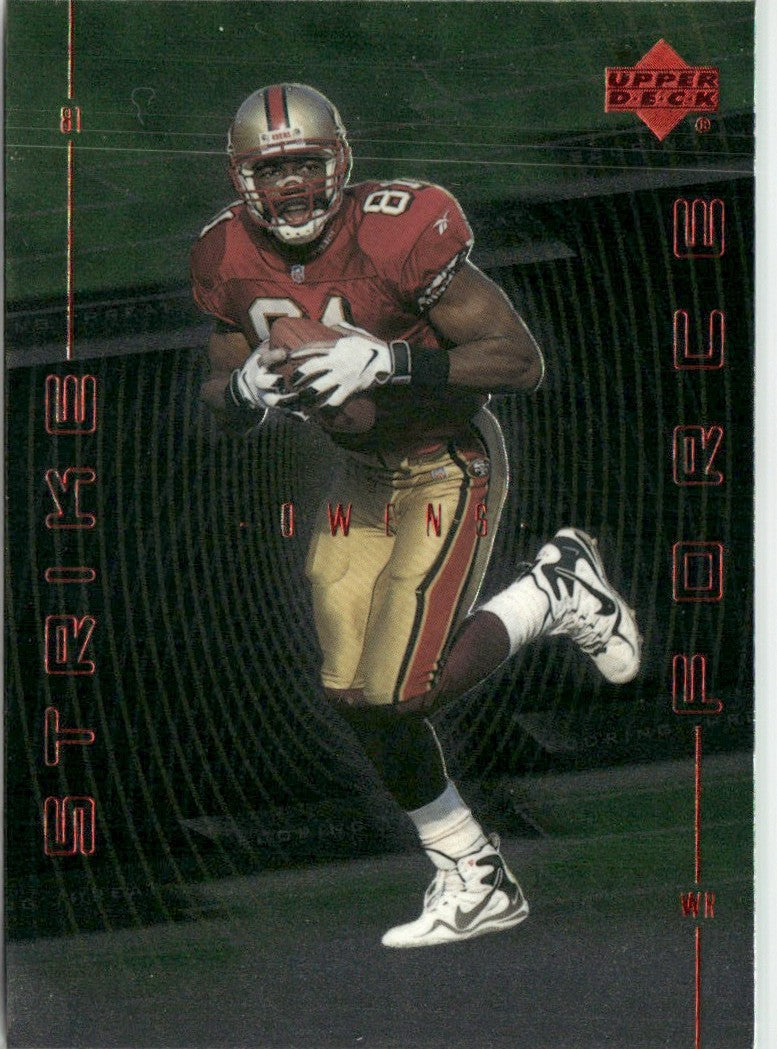 Terrell Owens 1999 Upper Deck Strike Force #SF19 San Francisco 49ers