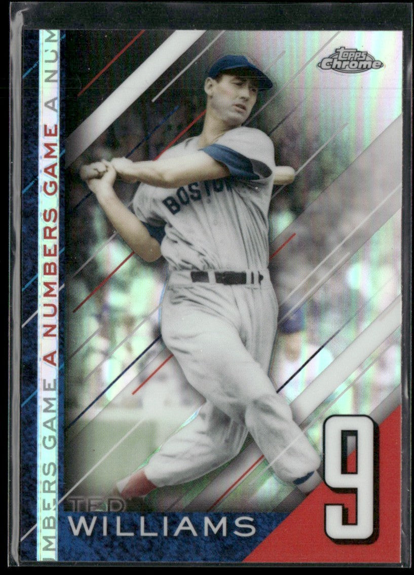 Ted Williams 2021 Topps Chrome Numbers Game Refractor #NGC-14 Boston Red Sox
