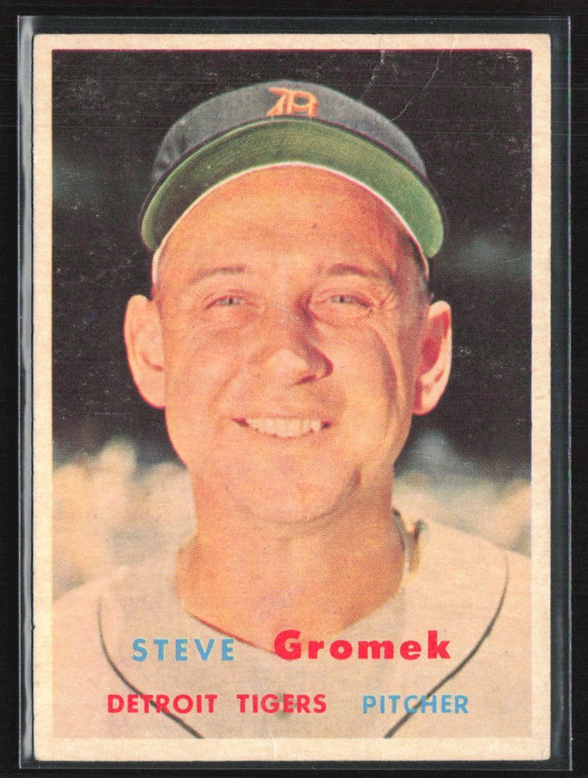 Steve Gromek 1957 Topps #258 Detroit Tigers