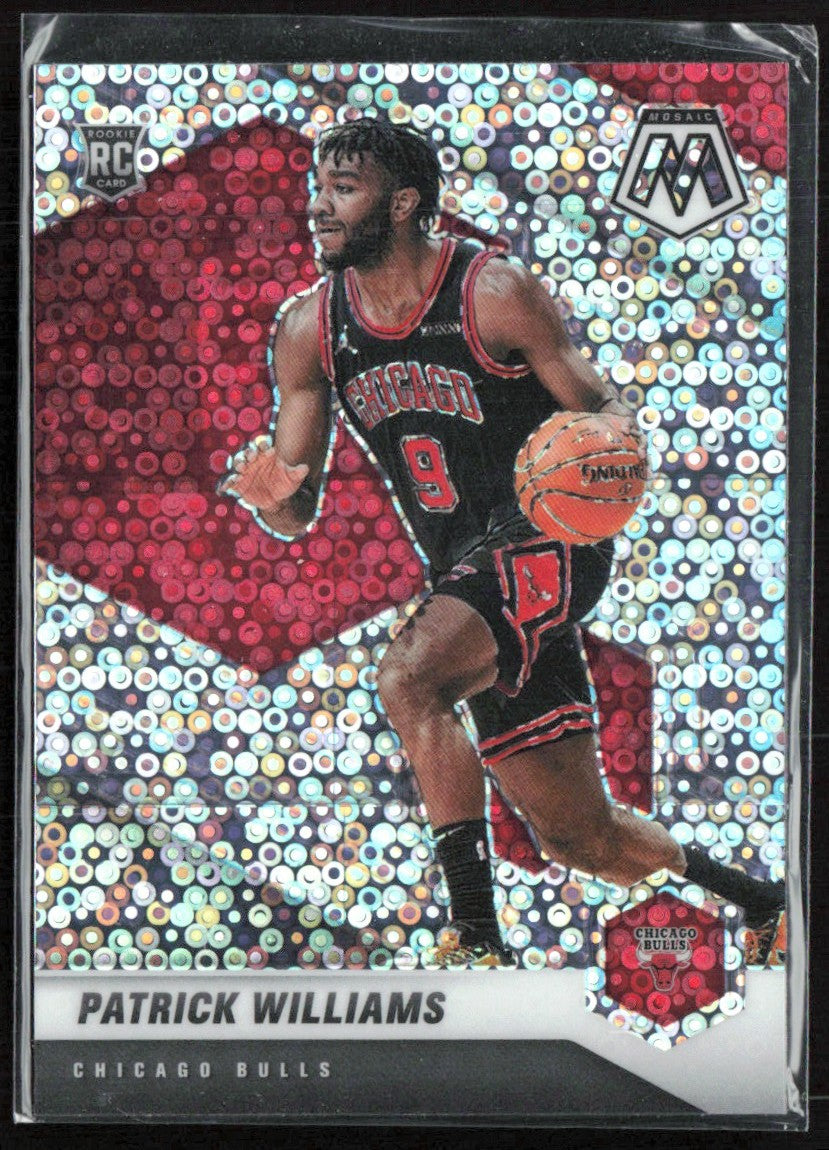 Patrick Williams 2020 Panini Mosaic Fast Break RC #206 Chicago Bulls