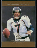 John Elway 1998 SP Authentic Maximum Impact #SE7 Denver Broncos