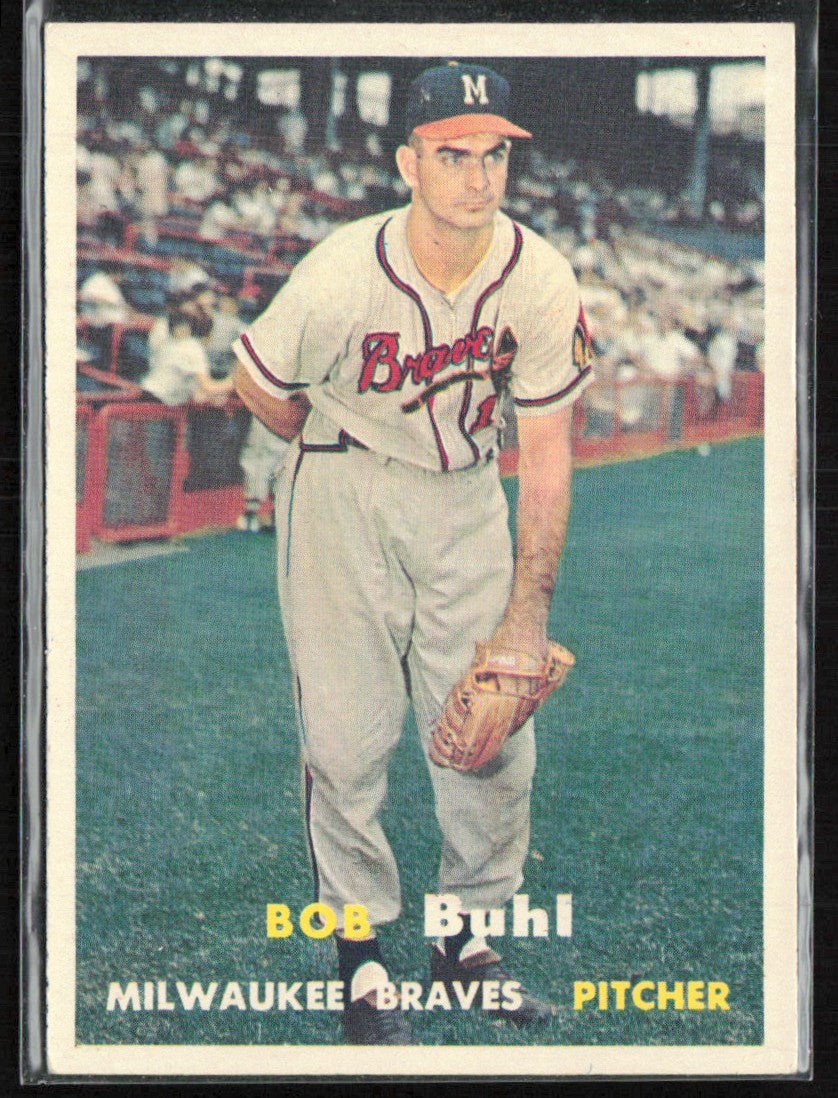 Bob Buhl 1957 Topps #127 Milwaukee Braves