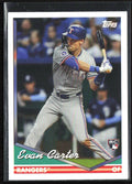 Evan Carter 2024 Topps Archives RC #223 Texas Rangers