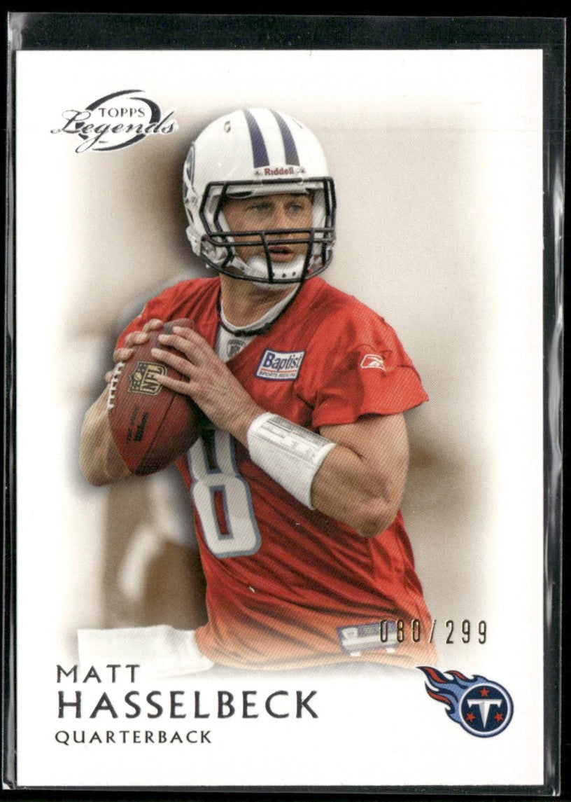 Matt Hasselbeck 2011 Topps Gridiron Legends Bronze /299 #148 Tennessee Titans