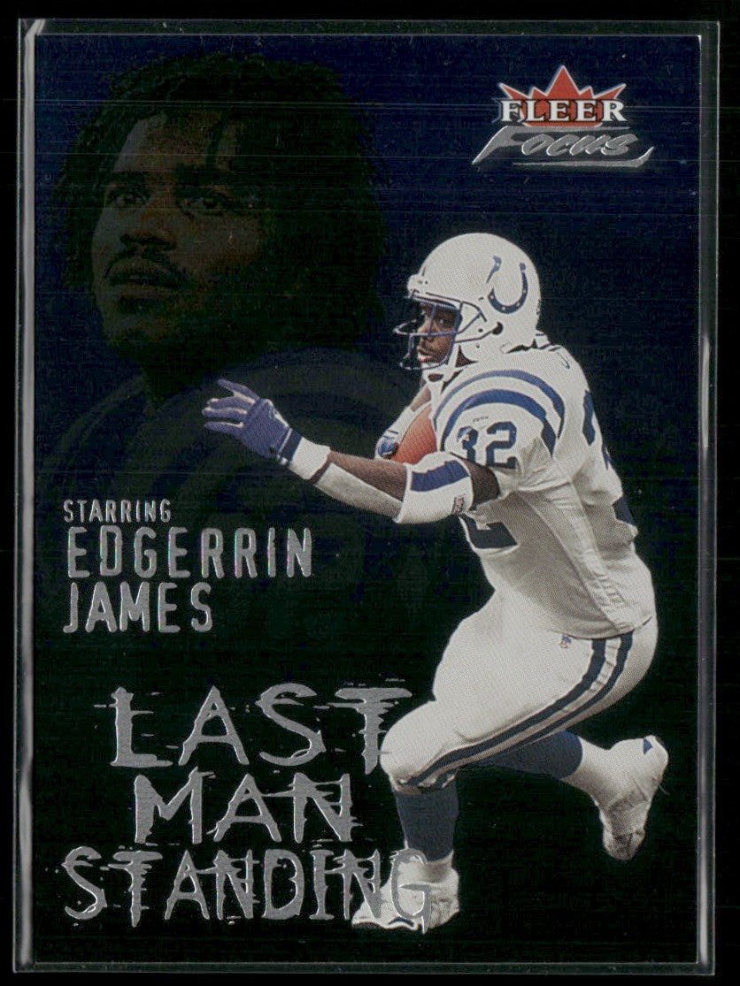 Edgerrin James 2000 Fleer Focus Last Man Standing #7LM Indianapolis Colts