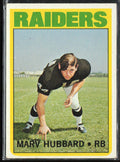 Marv Hubbard 1972 Topps #54 Oakland Raiders