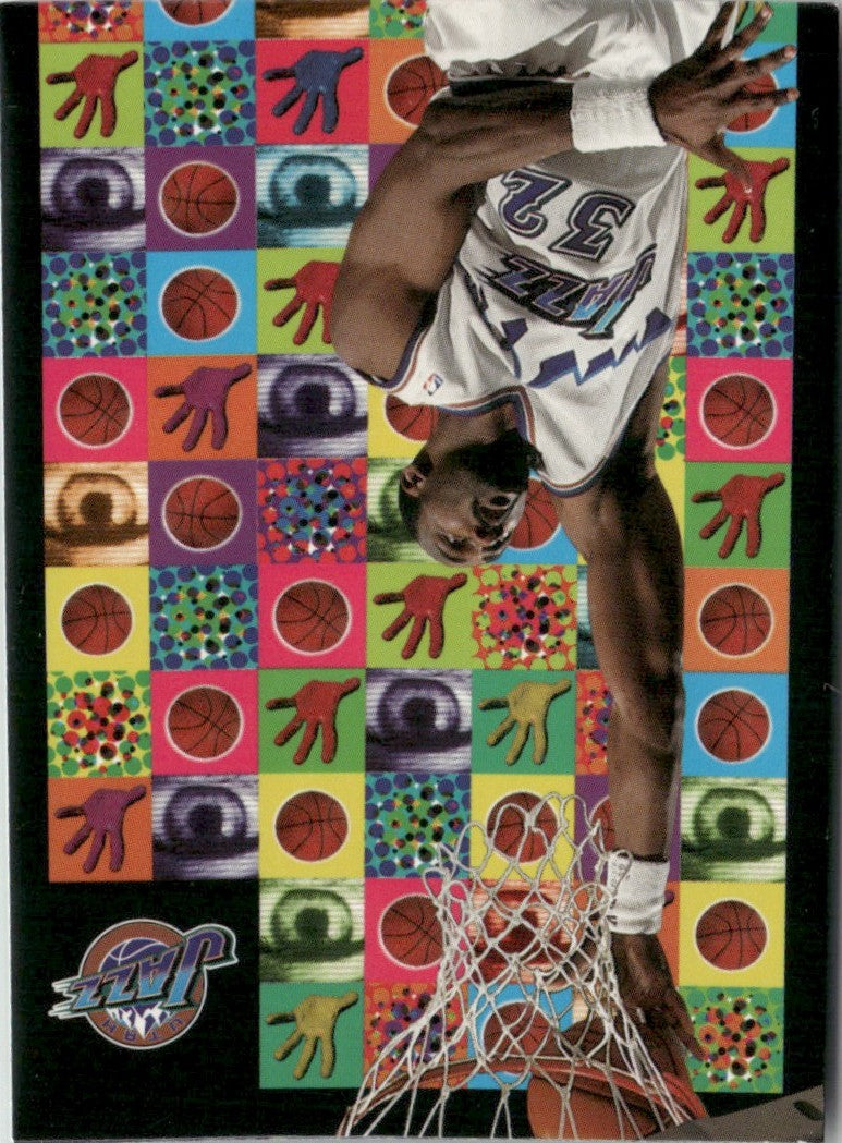 Karl Malone 1998 Skybox Thunder Bringin' It Utah Jazz