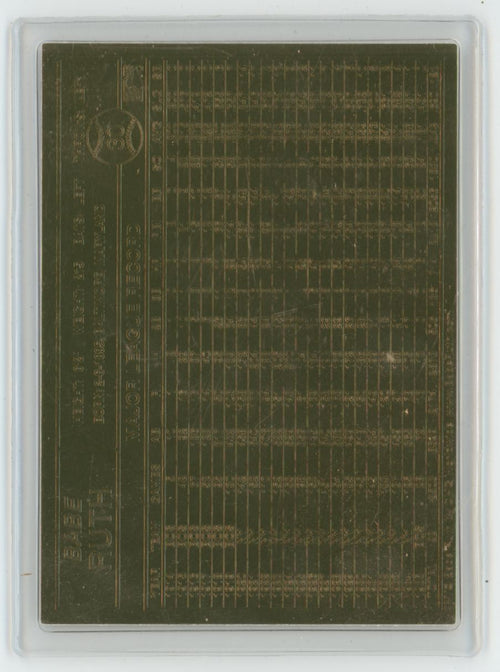 Babe Ruth 1996 Danbury Mint 22K Gold New York Yankees