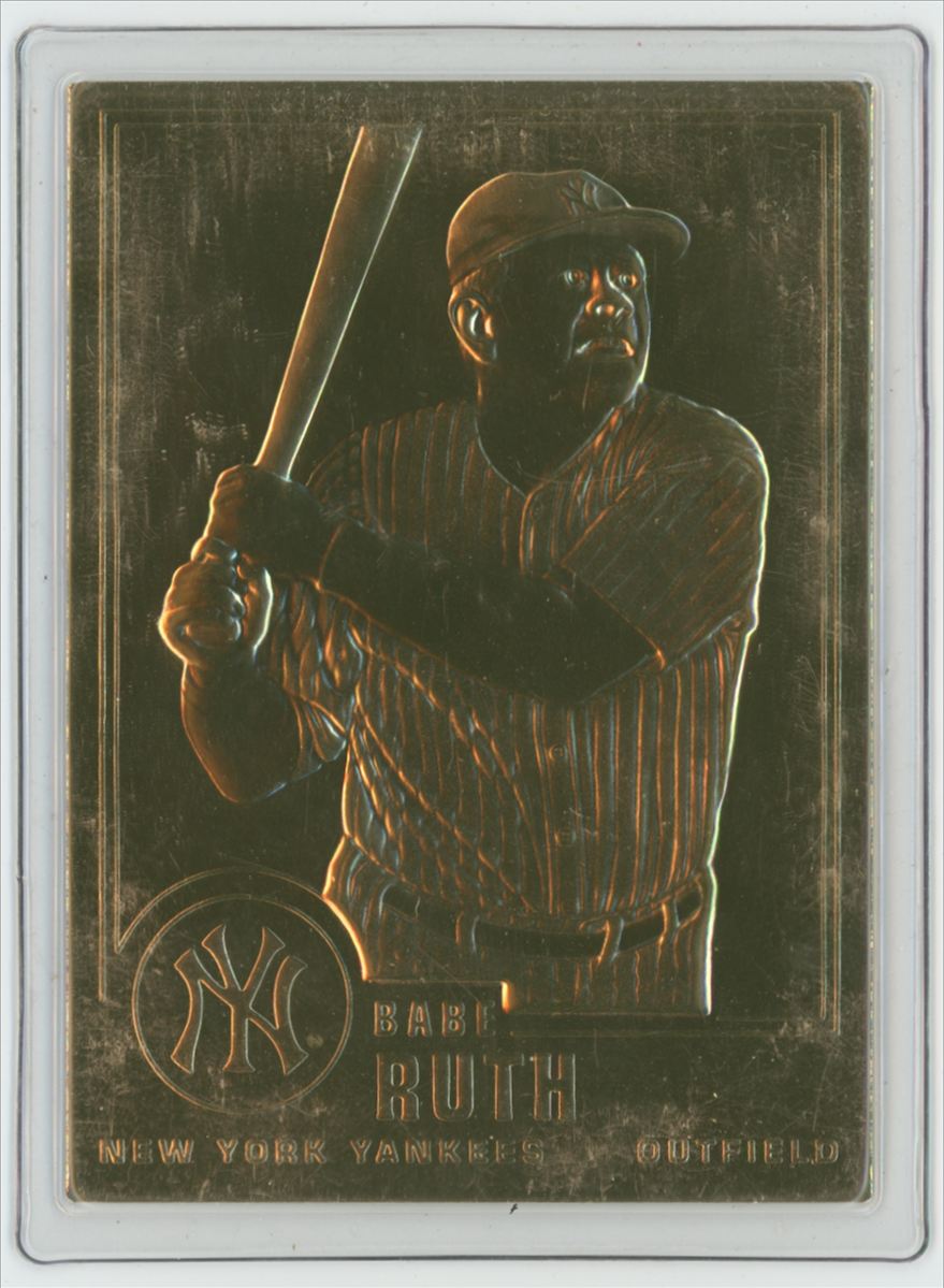 Babe Ruth 1996 Danbury Mint 22K Gold New York Yankees