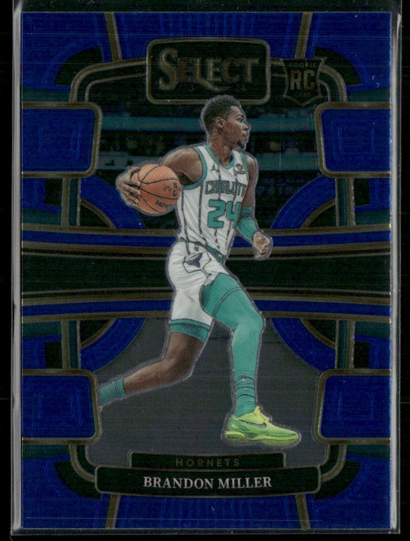 Brandon Miller 2023 Panini Select Concourse Retail Blue RC #80 Charlotte Hornets