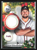 Spencer Schwellenbach 2025 Topps Holiday RC Jersey #PR-SSC Atlanta Braves