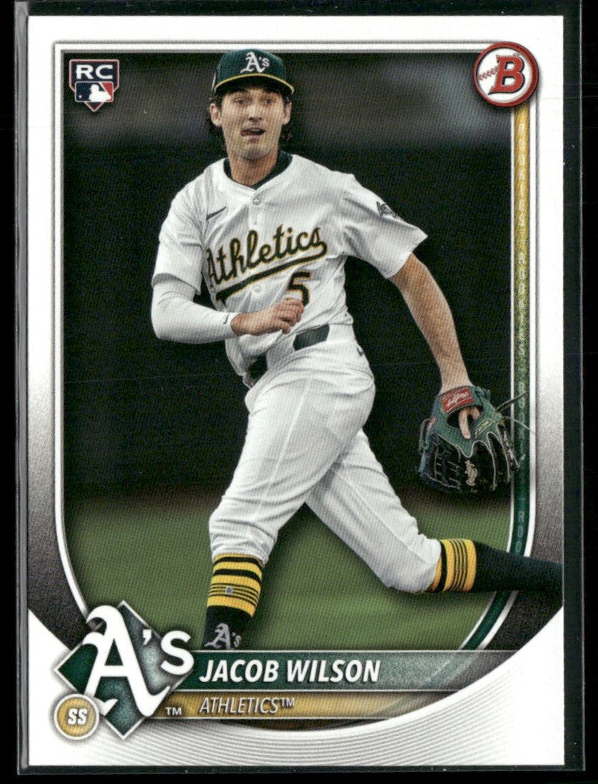 Jacob Wilson 2025 Bowman RC #9 Athletics