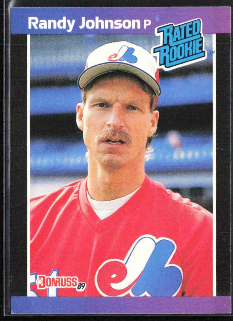 Randy Johnson 1989 Donruss RC #42 Montreal Expos