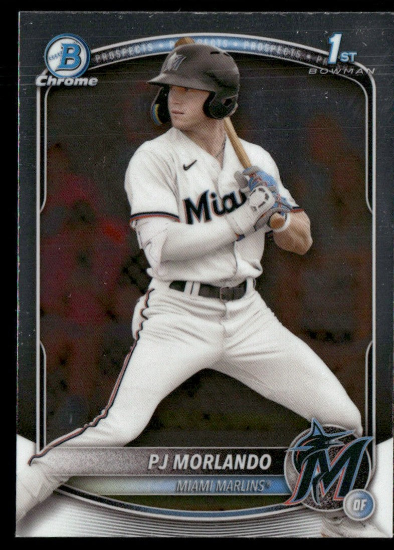 PJ Morlando 2025 Bowman Chrome 1st #BCP-91 Miami Marlins