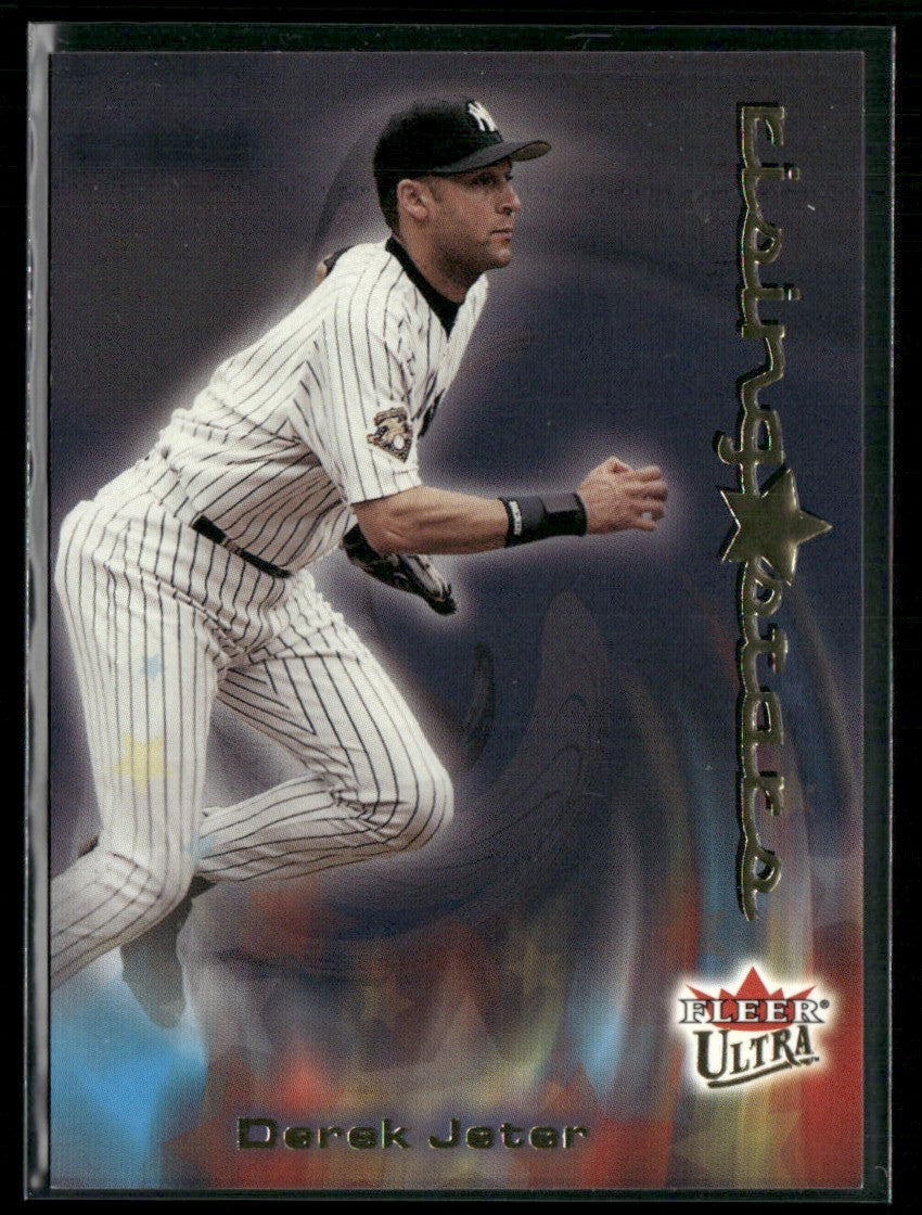 Derek Jeter 2002 Fleer Ultra Rising Stars #2 New York Yankees