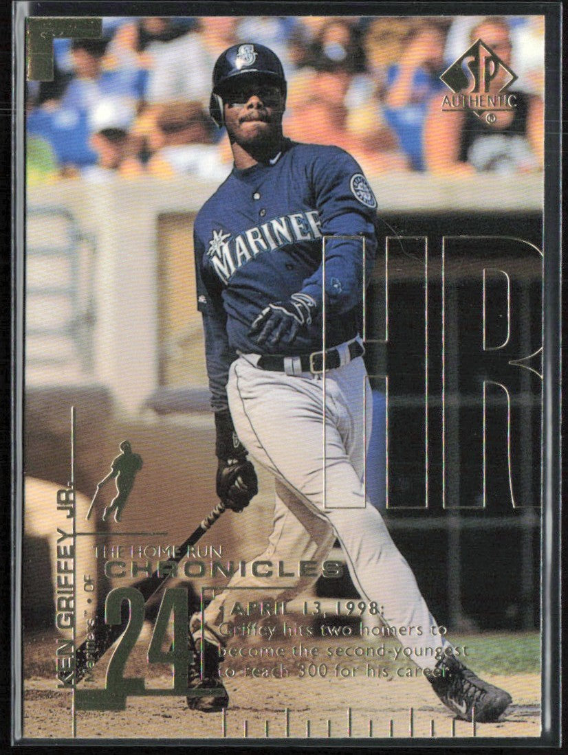 Ken Griffey Jr. 1999 SP Authentic Home Run Chronicles #HR3 Seattle Mariners