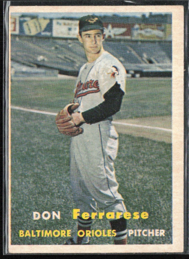 Don Ferrarese 1957 Topps #146 Baltimore Orioles
