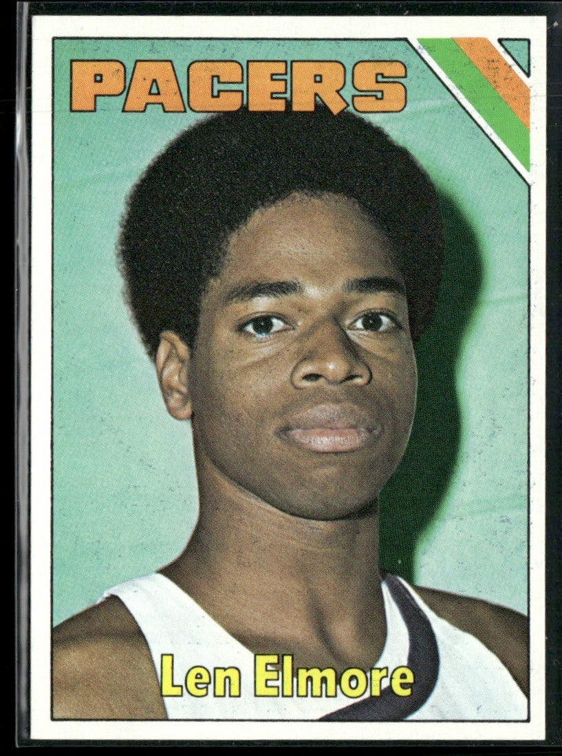 Len Elmore 1975 Topps RC #259 Indiana Pacers