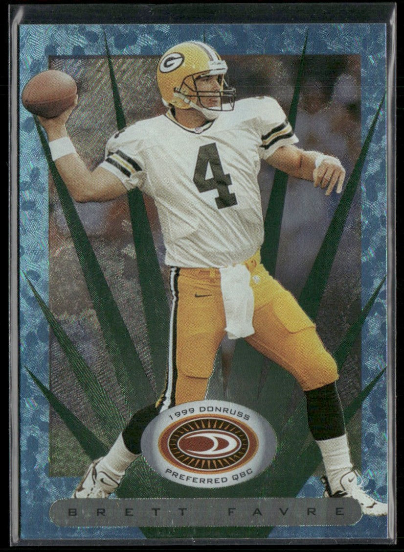 Brett Favre 1999 Donruss Preferred QBC #110 Green Bay Packers