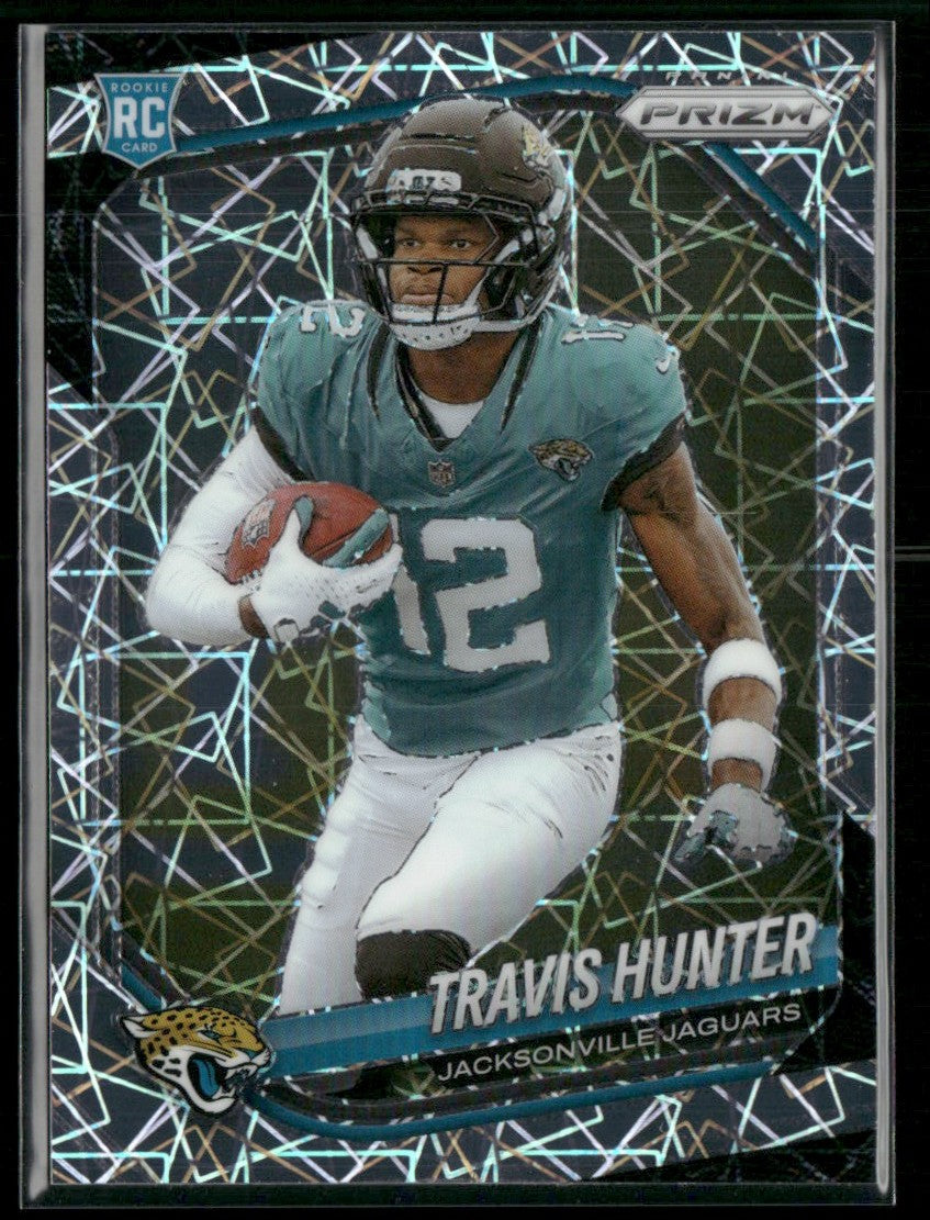 Travis Hunter 2025 Panini Prizm Lazer RC #301 Jacksonville Jaguars