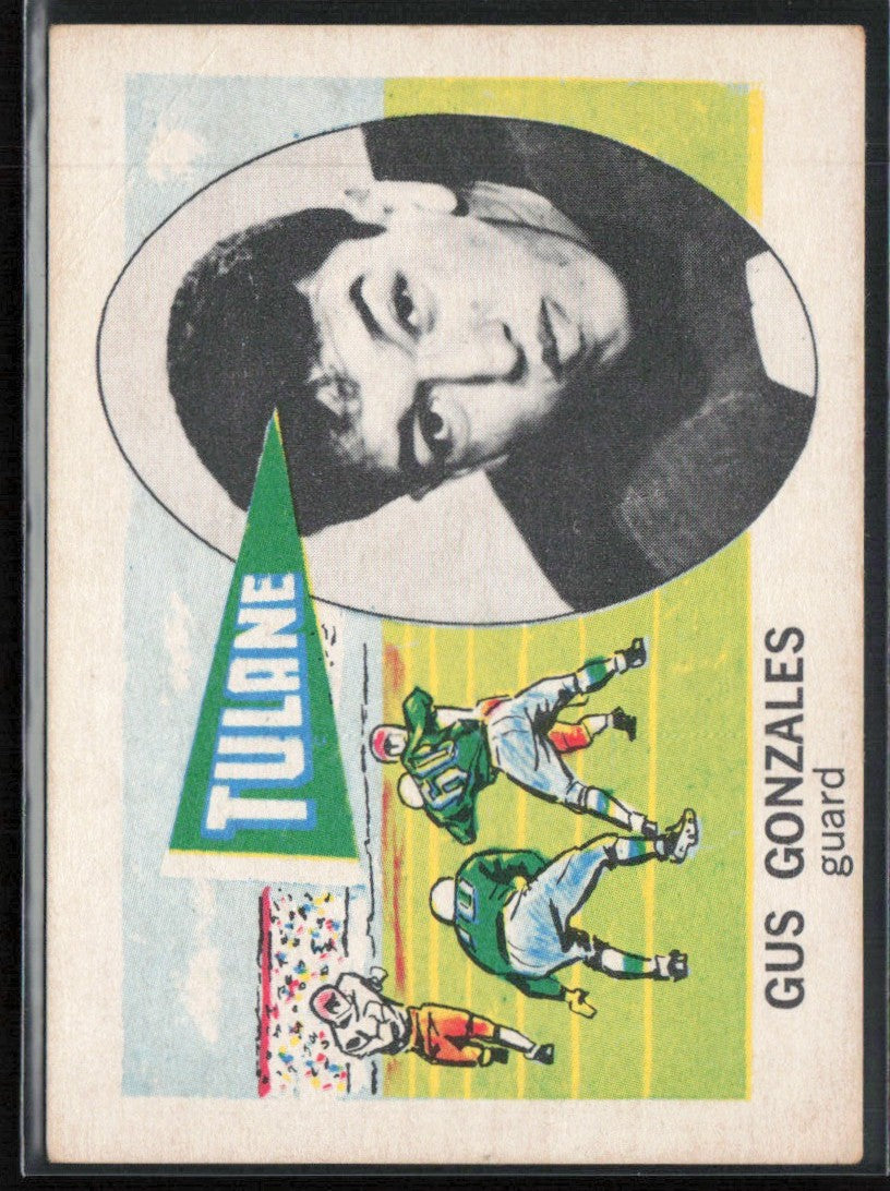 Gus Gonzales 1961 Nu-Cards #133 Tulane