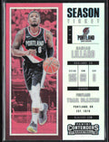 Damian Lillard 2017 Panini Contenders Season Ticket #36 Portland Trail Blazers