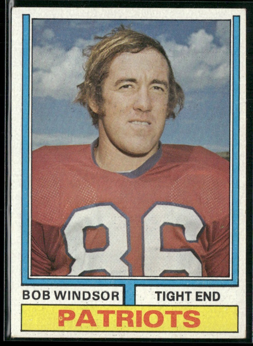 Bob Windsor 1974 Topps #49 New England Patriots