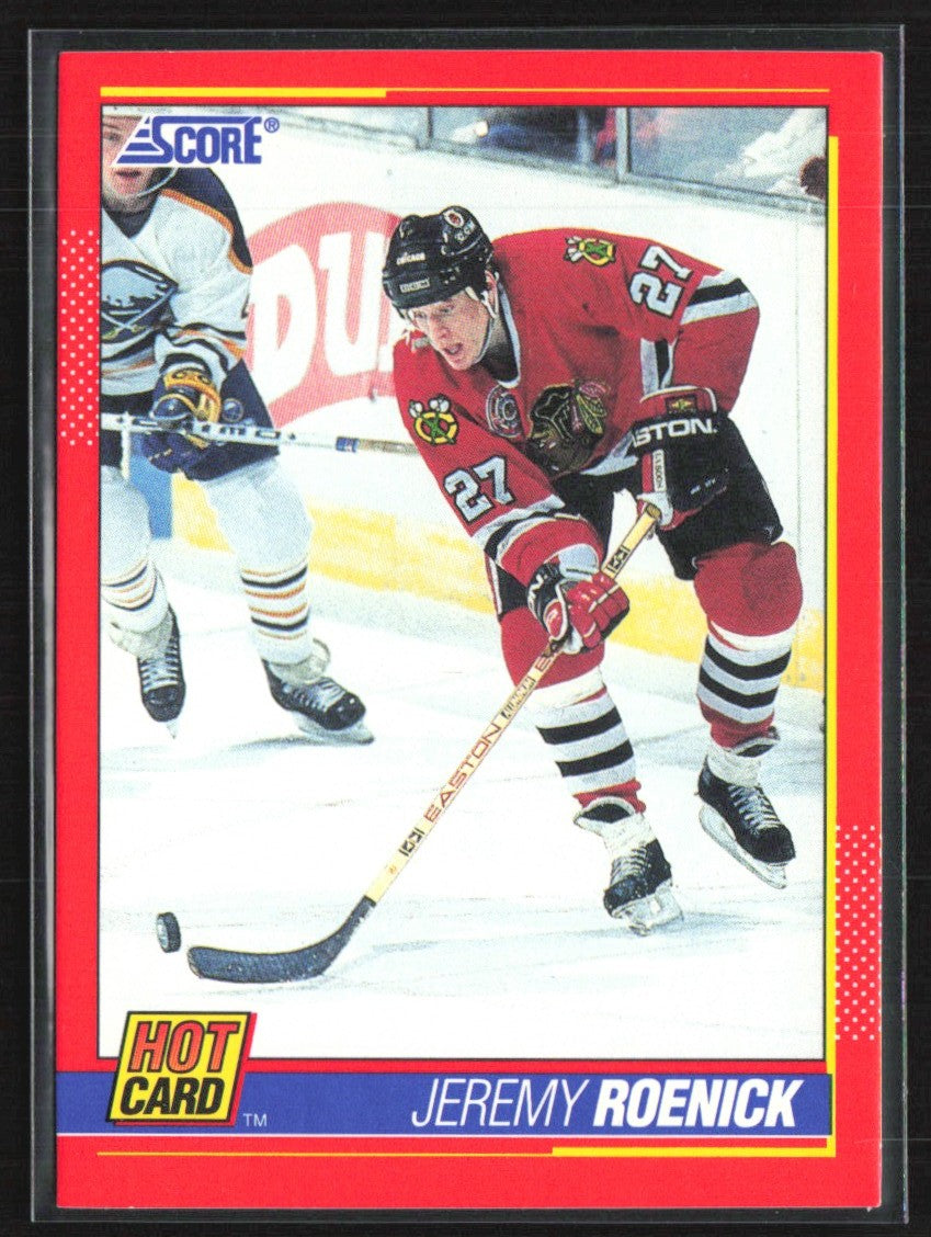 Jeremy Roenick 1991 Score Hot Card #10 Chicago Blackhawks