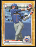 Matthew Dyer 2020 Bowman Draft 1st Gold /50 #BD-92 New York Mets
