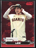 Jung Hoo Lee 2024 Topps Stadium Club Red Foil RC #274 San Francisco Giants