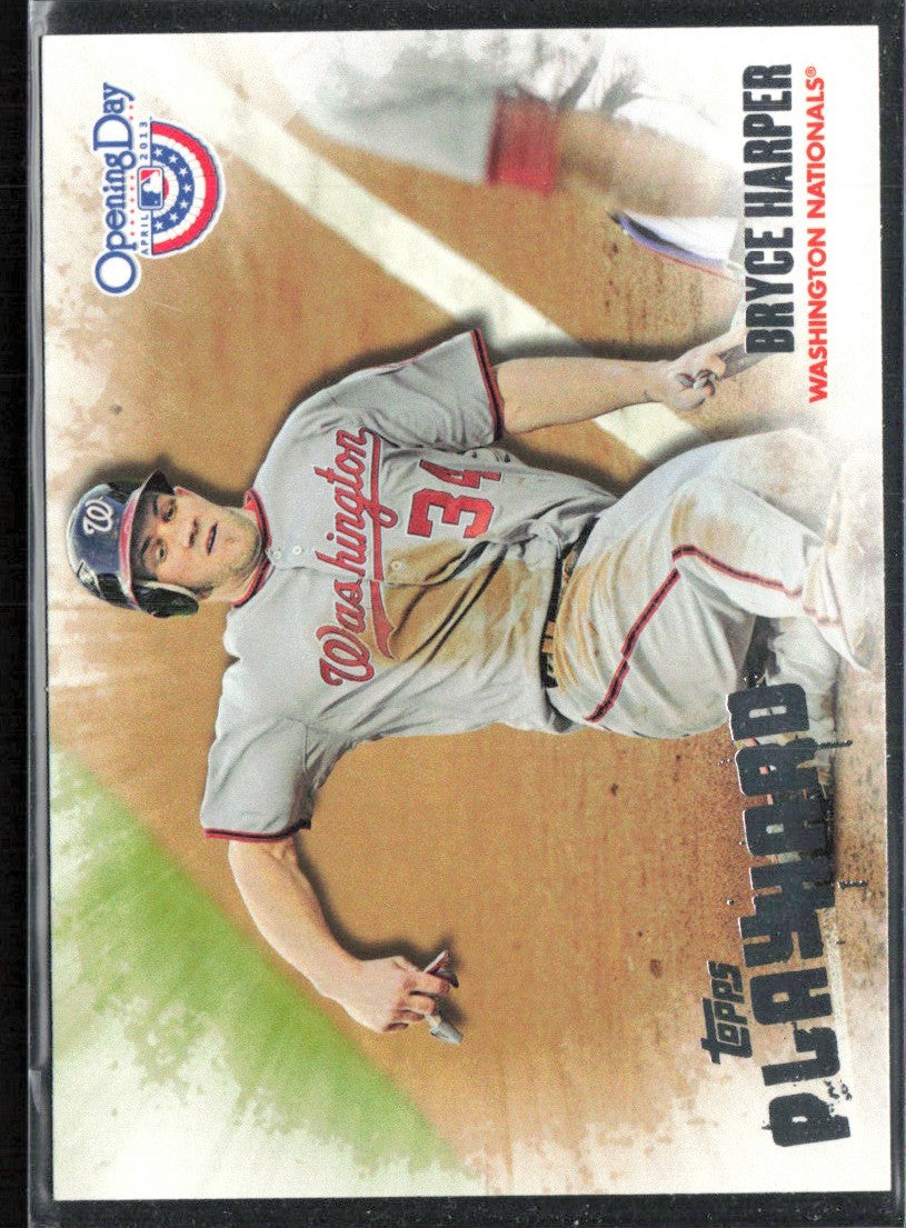 Bryce Harper 2013 Topps Opening Day Play Hard #PH-2 Washington Nationals
